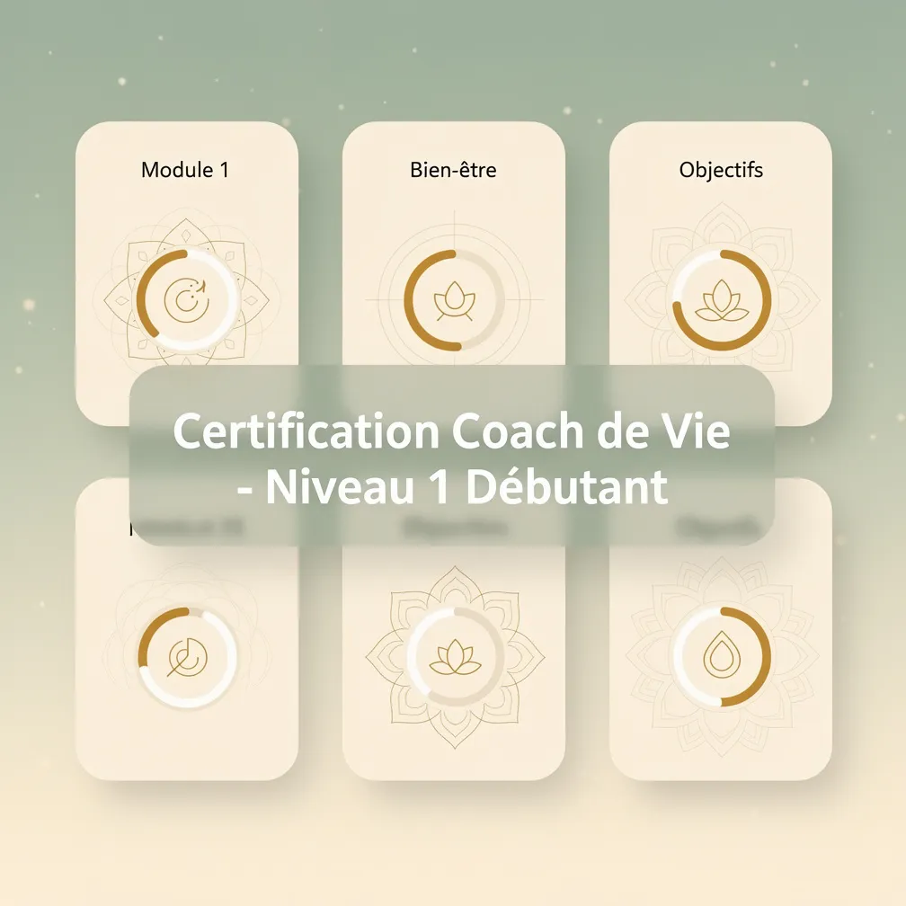 Certification Coach de Vie - Niveau 1 Débutant