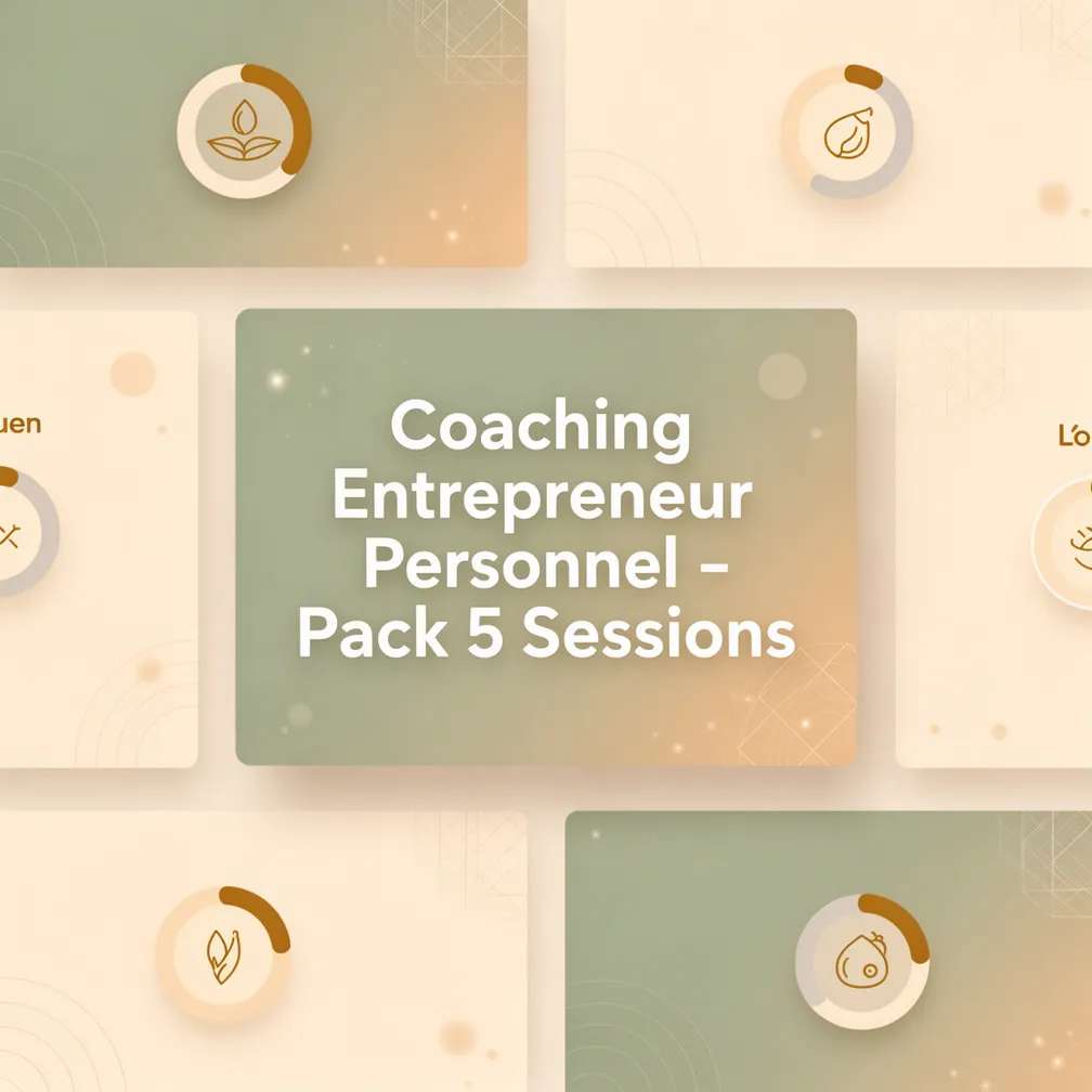 Coaching Entrepreneur Personnel - Pack 5 Sessions