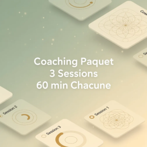Coaching Paquet 3 Sessions 60 min Chacune