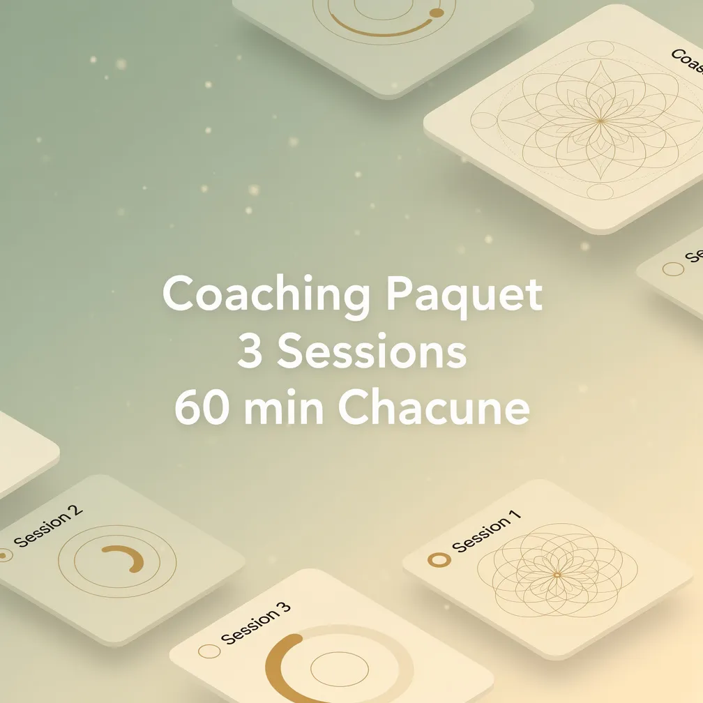 Coaching Paquet 3 Sessions 60 min Chacune