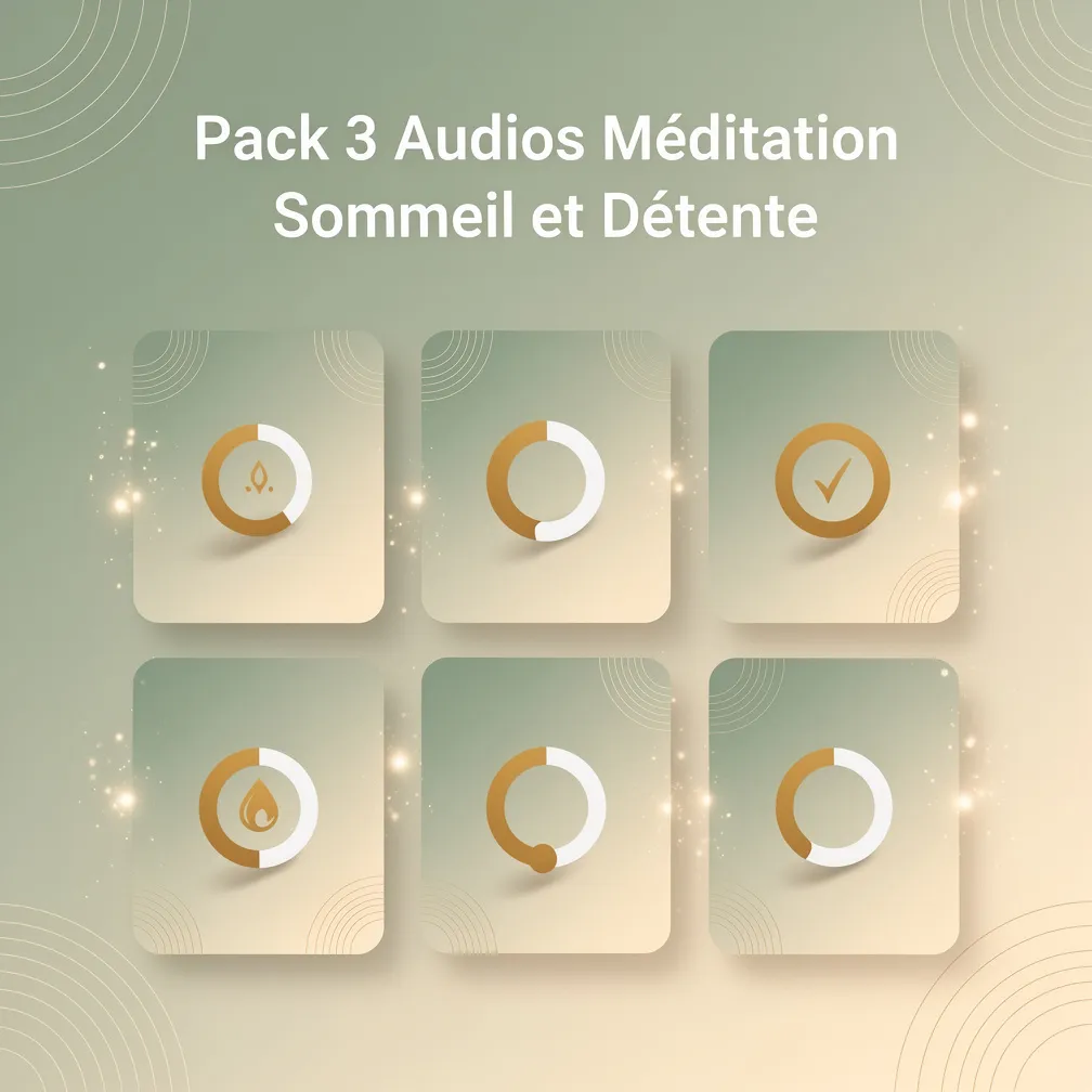 Pack 3 Audios Méditation Sommeil et Détente