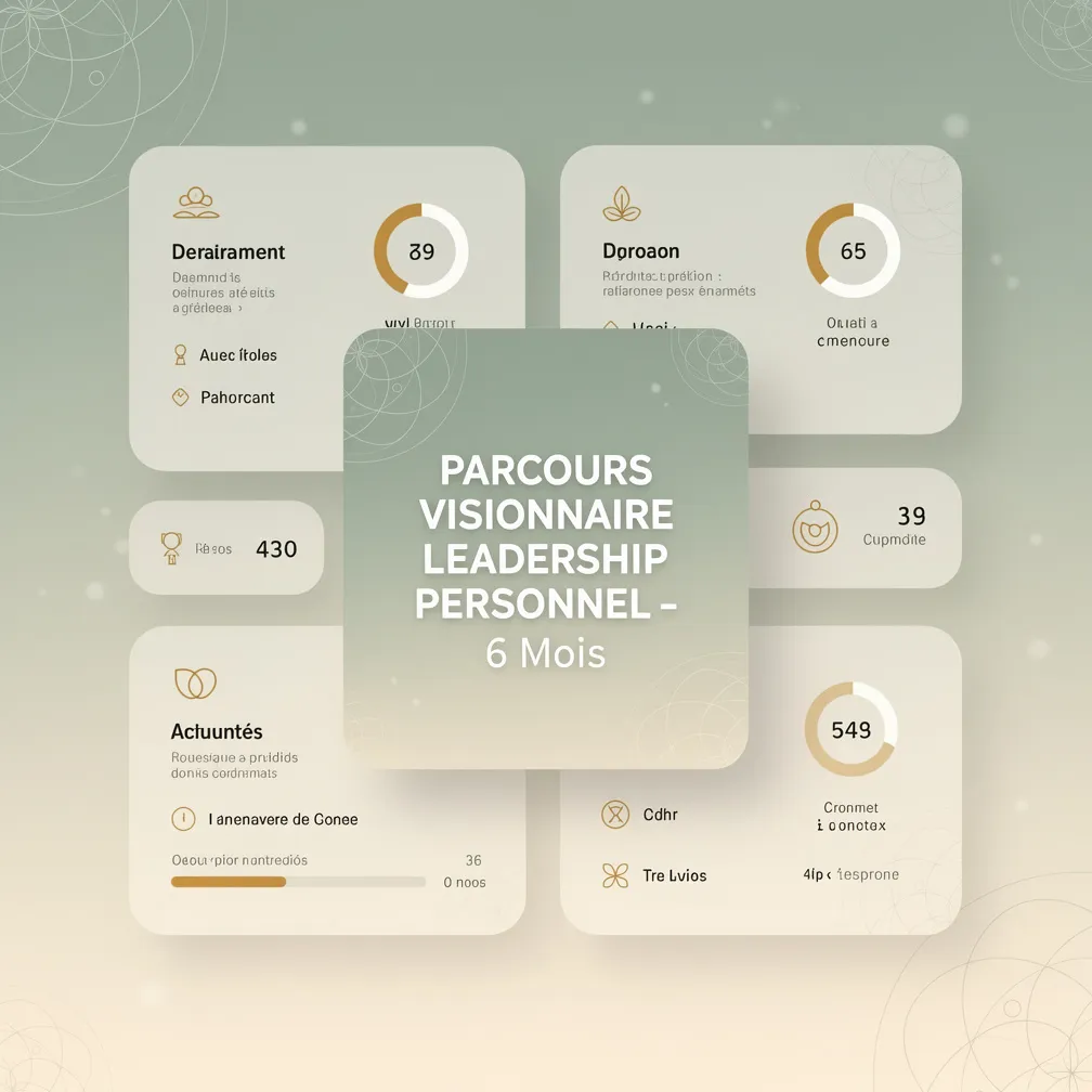 Parcours Visionnaire Leadership Personnel - 6 Mois